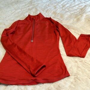 Athleta 1/2 zip workout shirt.